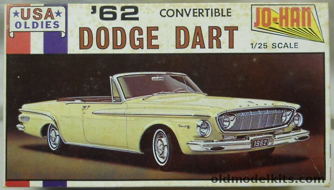 Jo-Han 1/25 1962 Dodge Dart Convertible, C-4862 plastic model kit